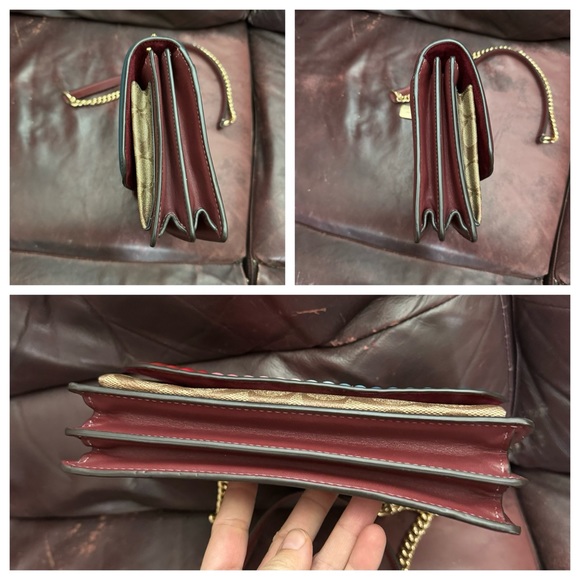 Coach Klare Crossbody With Rainbow Linear Quilting - Picture 4 of 14